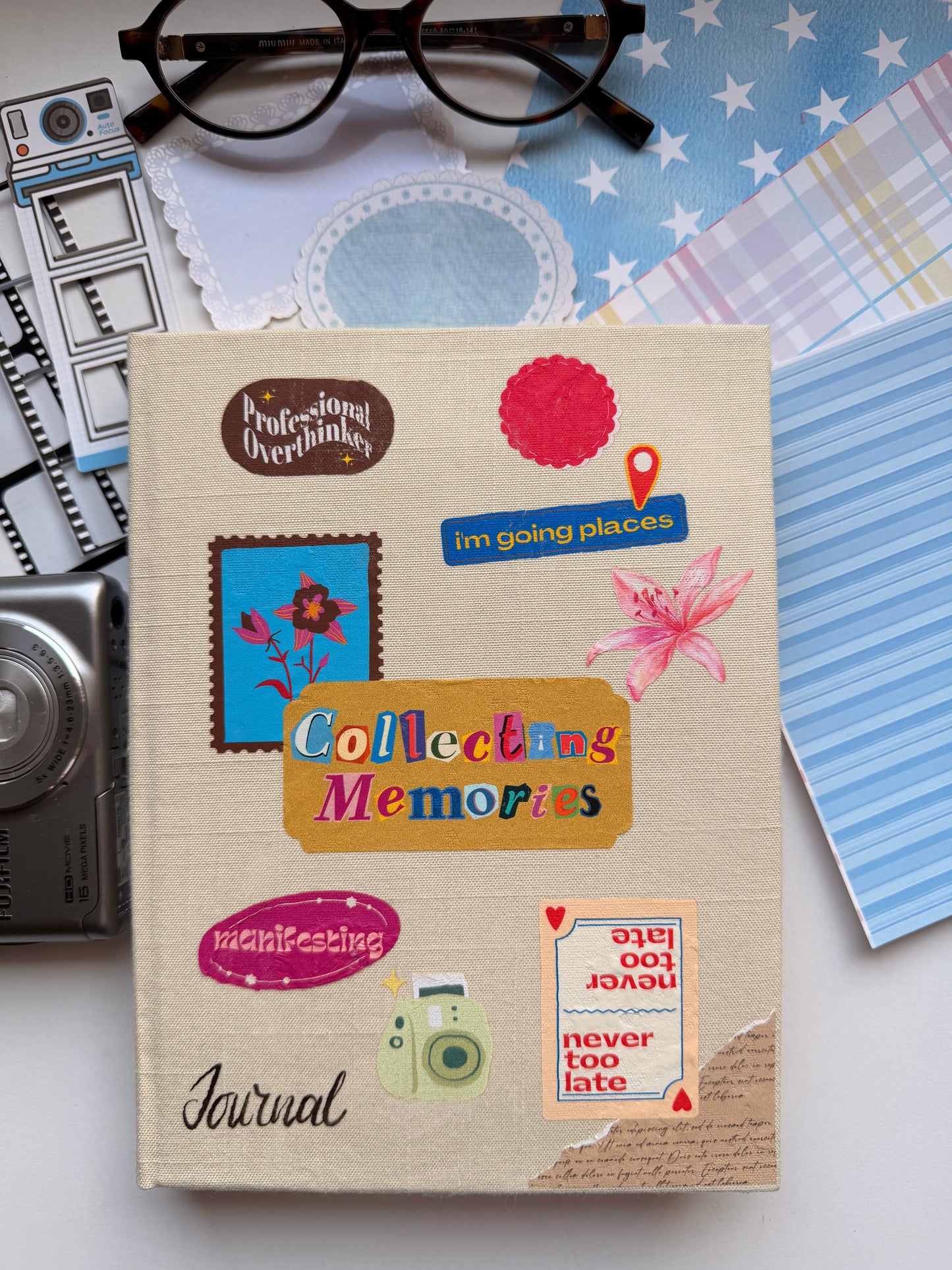 Collecting Memories Beige Journal