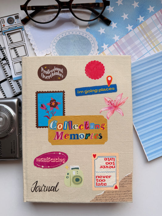 Collecting Memories Beige Journal
