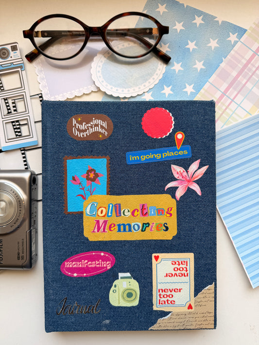 Collecting Memories Light Denim Journal