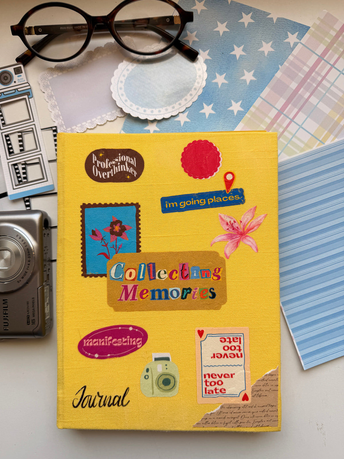Collecting Memories Yellow Journal